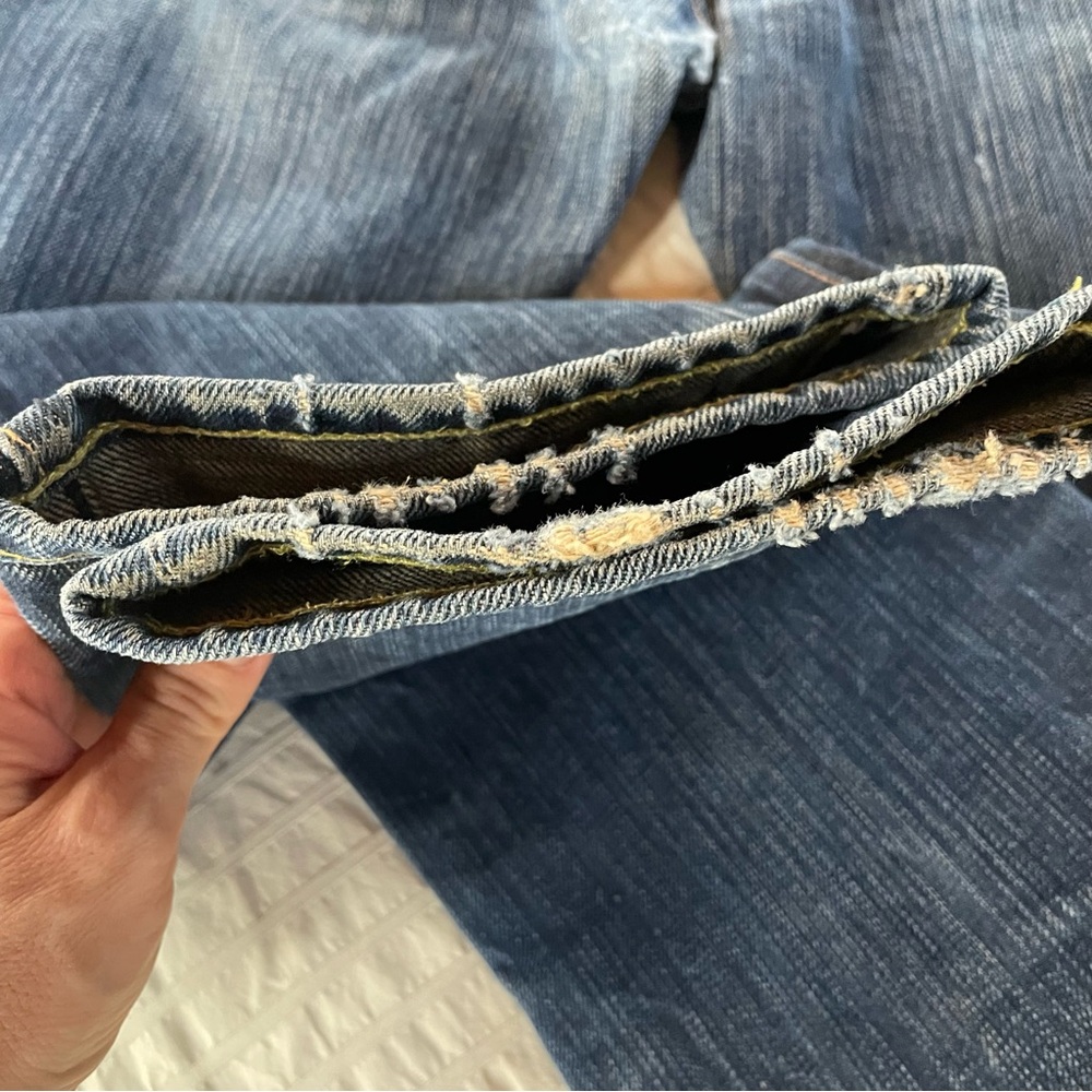 The Unbranded Brand UB269 18oz Indigo Slub Selvedge Jeans - Tapered Fit -Size 32 - Picture 12 of 12